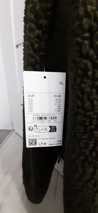 Bardzo ciepły polar XL