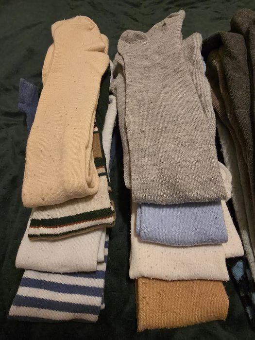 Lote meias calças bebé