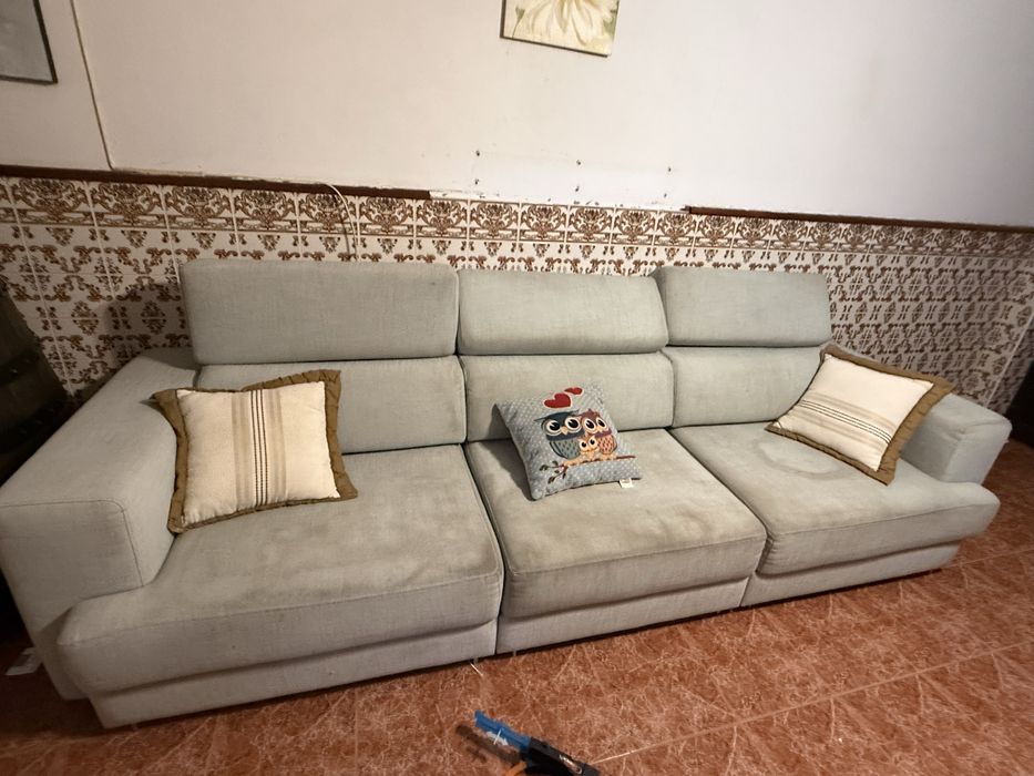 Sofa 3 lugares todos com extendíveis