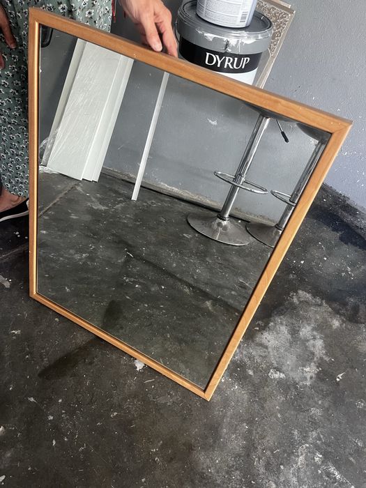 Espelho madeira maciça