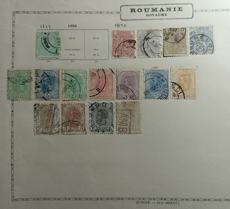 Selos antigos do Reino da Roménia de 1879 ao início do século XX