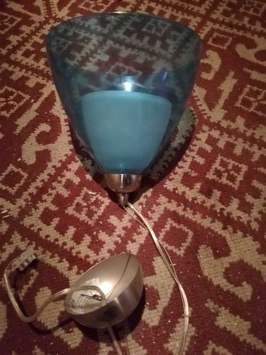 Lampa wisząca niebieska