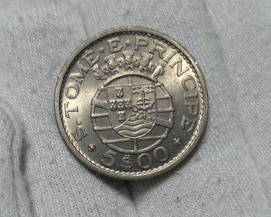 5$00 1971 são Tomé e príncipe