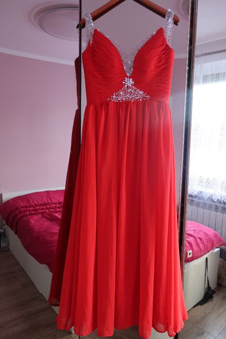 Suknia czerwona S