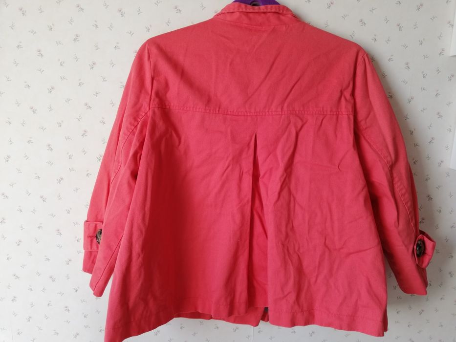 Trencz mini Kurtka BOHO koralowa redoute piękna jak nowa