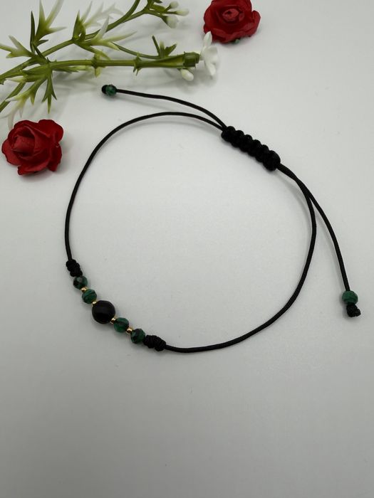 Bransoletka Onyks & Malachit