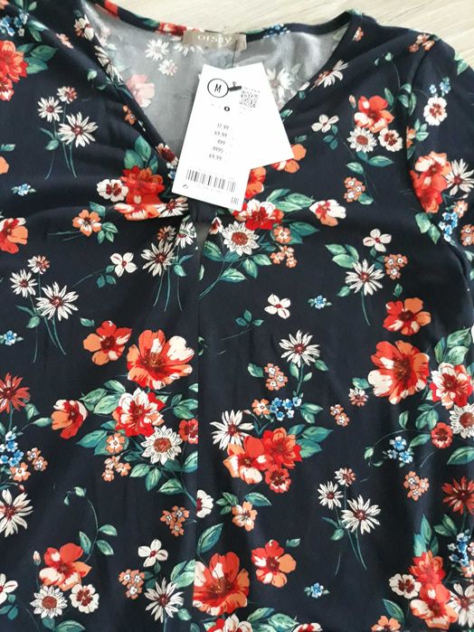 nowa bluzka Orsay M38 kwiaty baskinka