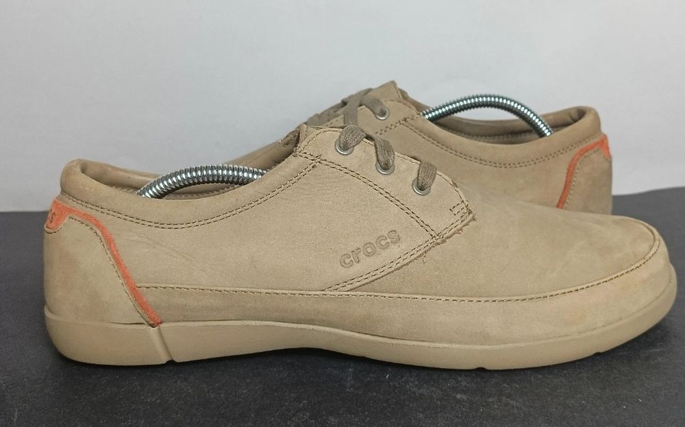 Crocs Ellicott Lace półbuty męskie r. 45-46 skóra naturalna!