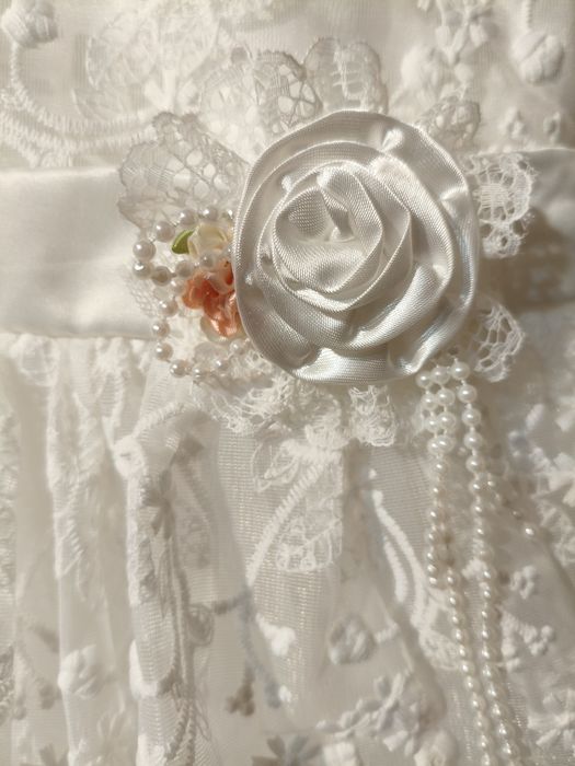 Сукня дитяча святкова, біла сукня мереживо