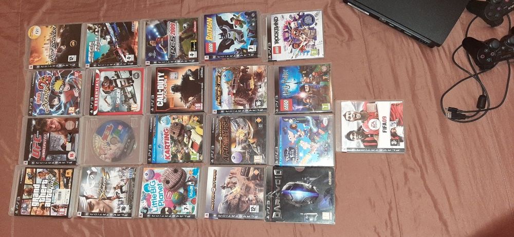 PS3 + 24 games + 2 controllers64737891491969121