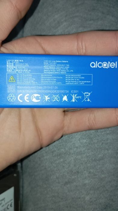 Bateria de telemóvel alcatel 1