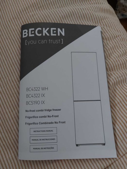 Frigorífico Becken BC4322WH – Como Novo (apenas 4 meses de uso)