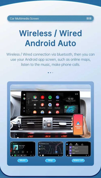 Apple CarPlay Android Auto Linux Radio Multimedialne FM RDS Bluetooth Nawigacja Yanosik AUX Google Maps BMW X3 F25 BMW X4 F26