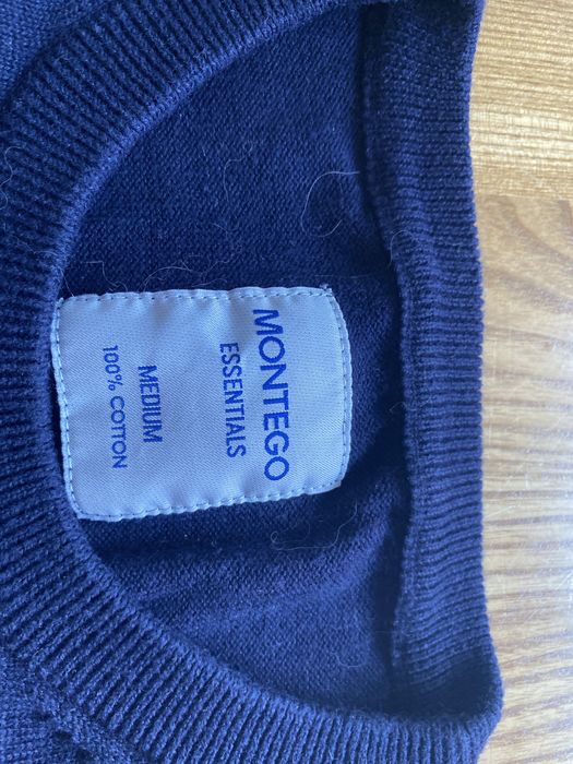 Sweter pulower męski granatowy Montego, M