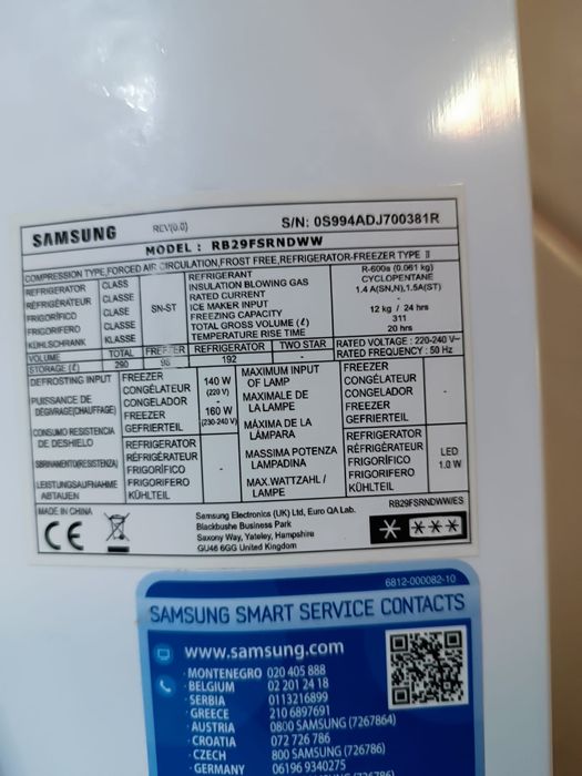Frigorifico Combinado Samsung - Como Novo