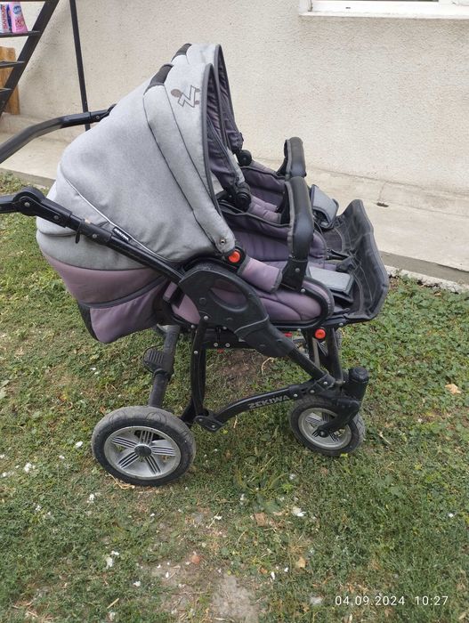 Коляска для двійнят 2 в 1