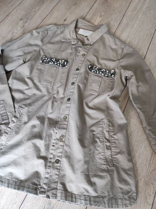 Zielona koszula bluza damska katana Zara r  M 38