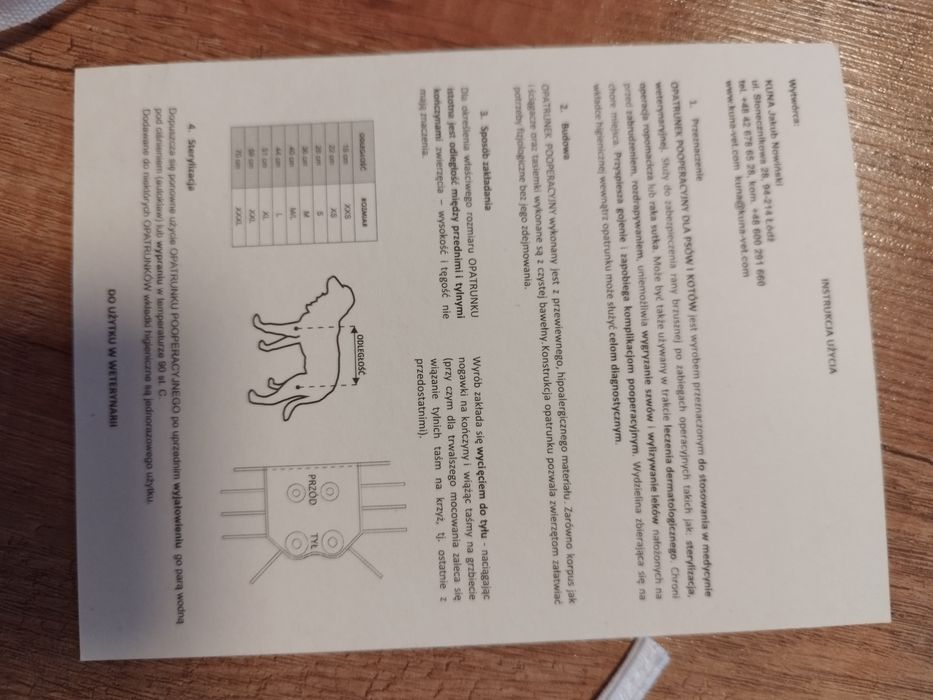 Opatrunek pooperacyjny dla psa