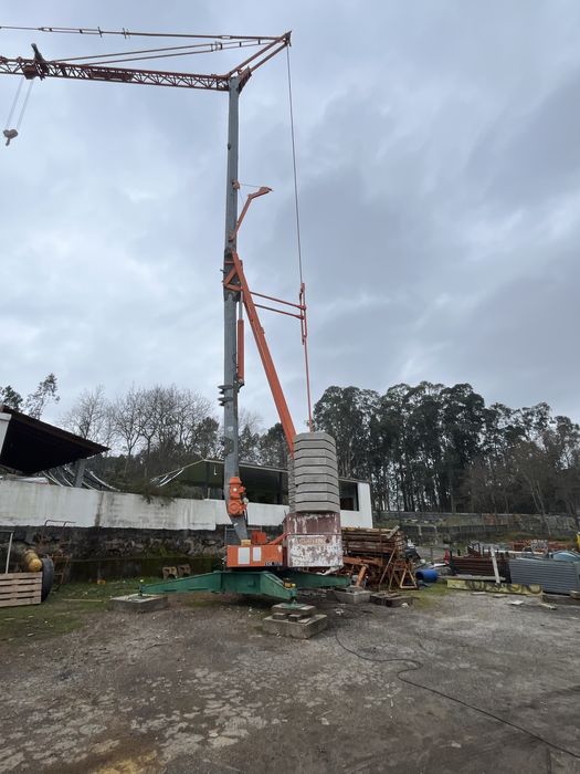 Grua automontante potain hd40