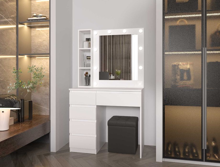 Візажний Столик-1 з Підсвіткою (Визажный Стол - Трюмо) Фенікс!