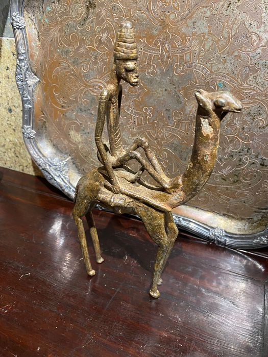 Escultura Bronze do Mali África Séc XIX 24 centímetros