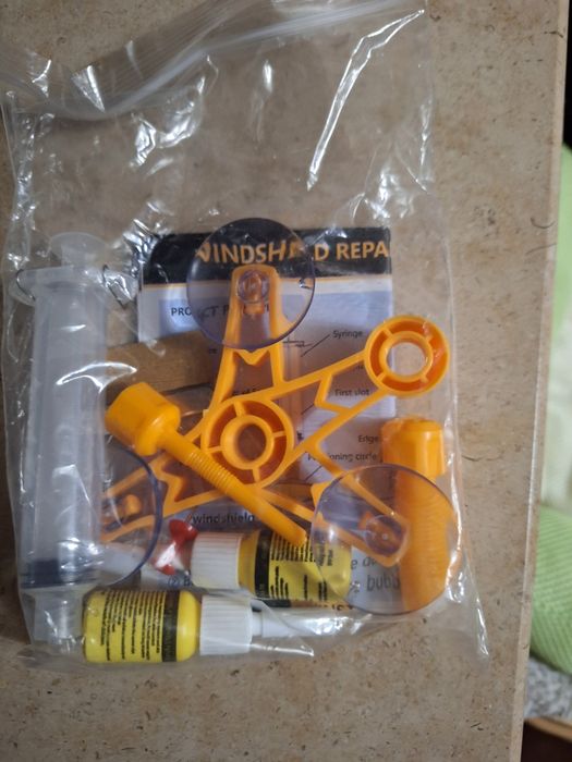 Kit reparação parabrisas