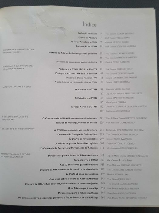 Portugal e a Aliança Atlântica / Portugal Militar 1850/1918