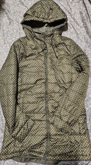 Kurtka dwustronna parka khaki H&S roz. 40