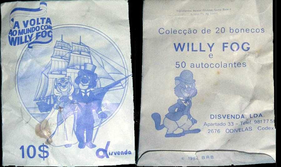 Antiga Coleção completa ~ "WILLY FOG" ~ Monocromáticos Disvenda 1984