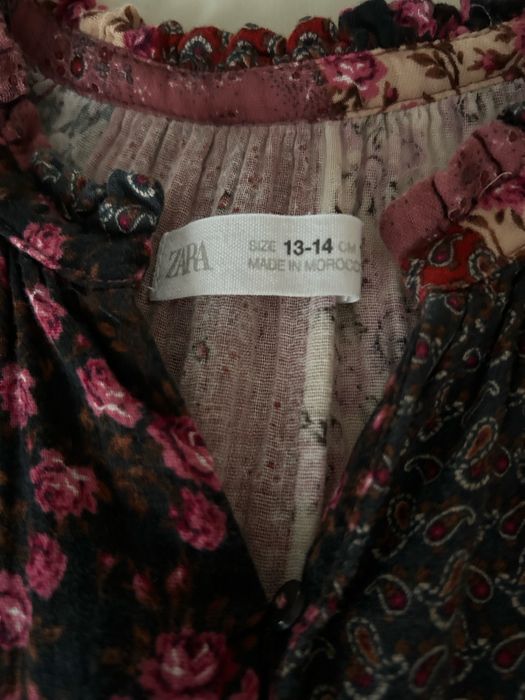 Vestido florido Zara kids 13-14 anos