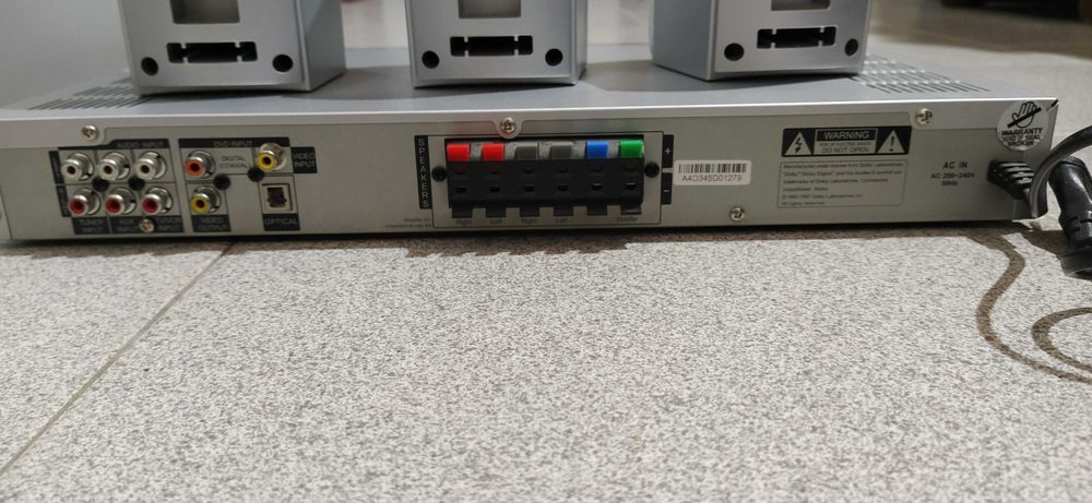 Amplificador Mustek A920 + Colunas 5.1 (novas)