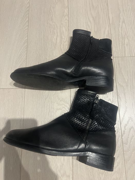 Botki Gabor 38 czarne skóra