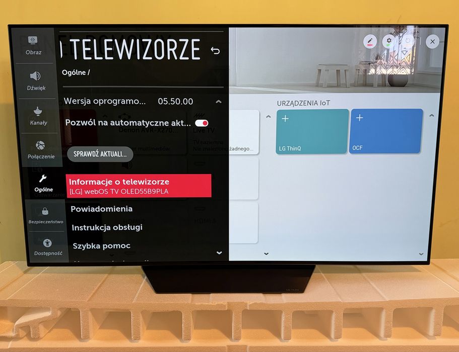 LG OLED 55B9PLA 55” 4K Smart TV - IDEALNY STAN! + Magic Remote!