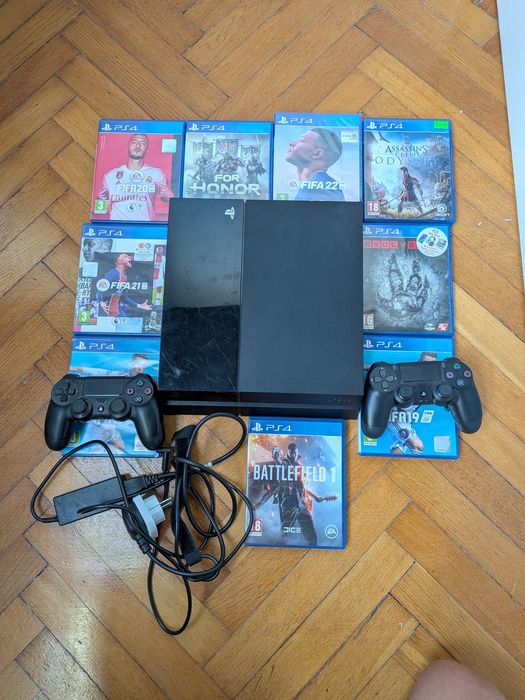 Konsola PS4 500GB | 2 Pady + Gry | Sprawna, Stan Bdb