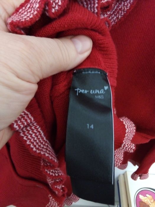 Marks Spencer - sweterek damski z3/4 rękawem rozm 14