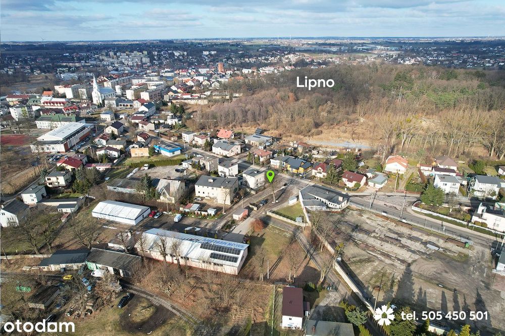 Dom piętrowy 128 m2 + budynek mieszkalny, działka 400 m2, Lipno