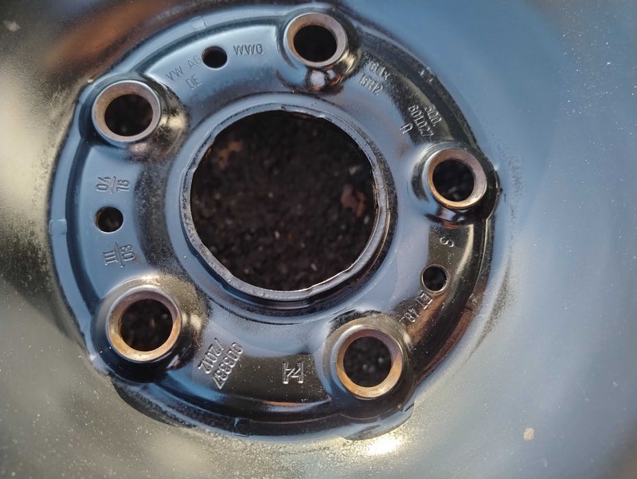 Vw,Skoda,Seat 5x112 6J Et48 16" Oryginał Komplet