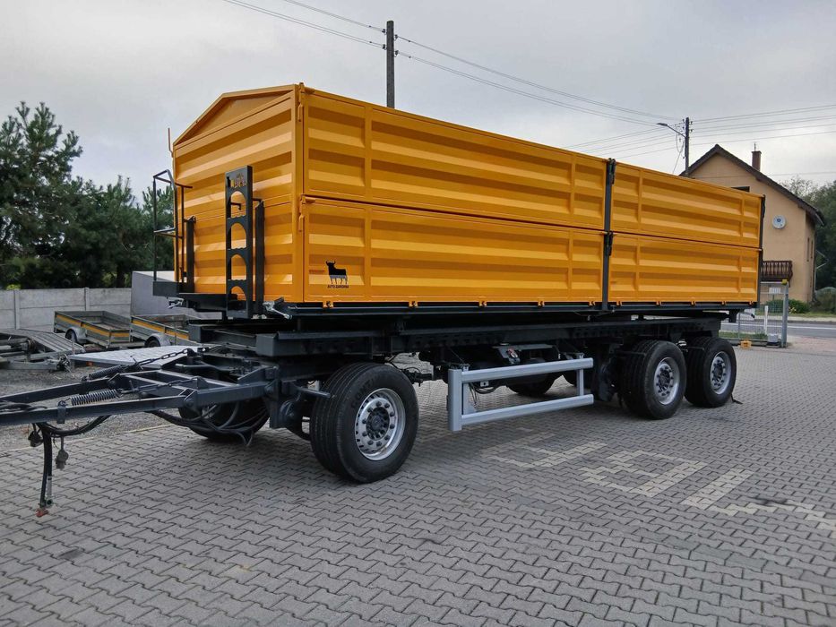 PRZYCZEPA WYWROTKA 3 osiowa 24T Hufferman 3 strony wywrot AUTO-ZAREMBA