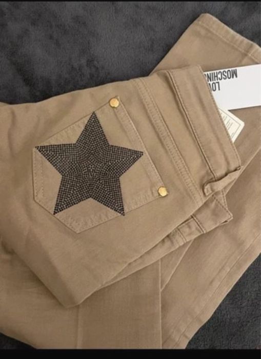 Calças ganga love moschino