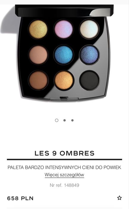 Chanel nowosc!!! Limitowana edycja paletka 9 cieni do powiek.