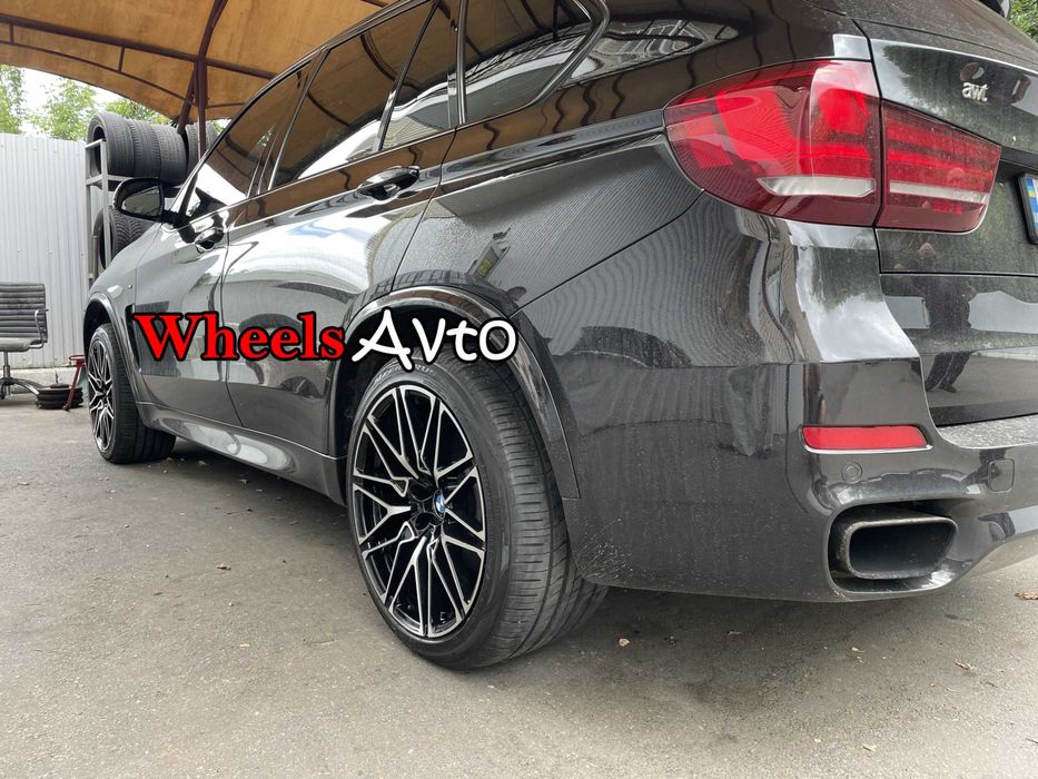 Диски R20 5x120 BMW X5 X6 E70 F15 E71 F16 818 стиль різноширокі матові