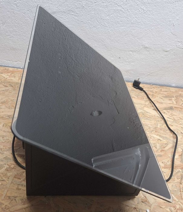 Okap 2w1 kuchenny 60cm ze SZKŁA hartowanego  dotyk LED