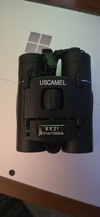 Binóculos compactos USCAMEL 8x21
Ampliação de 8x e diâmetro da objet
