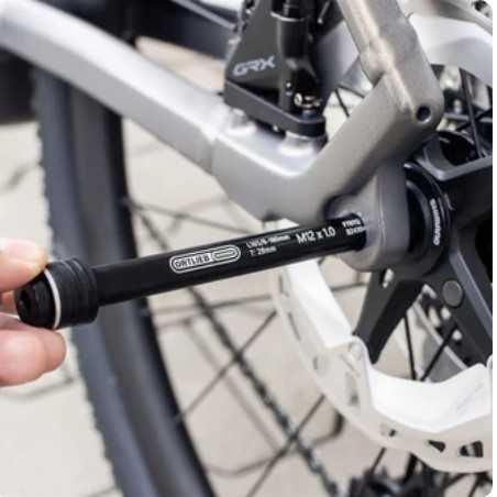 Suporte alforges Orlieb Quick-Rack L + Eixo passante M12 x 1.75