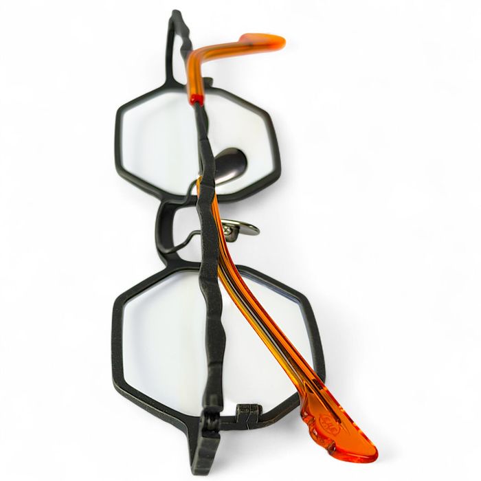 Okulary do komputera zerówki tytan gotyckie unisex