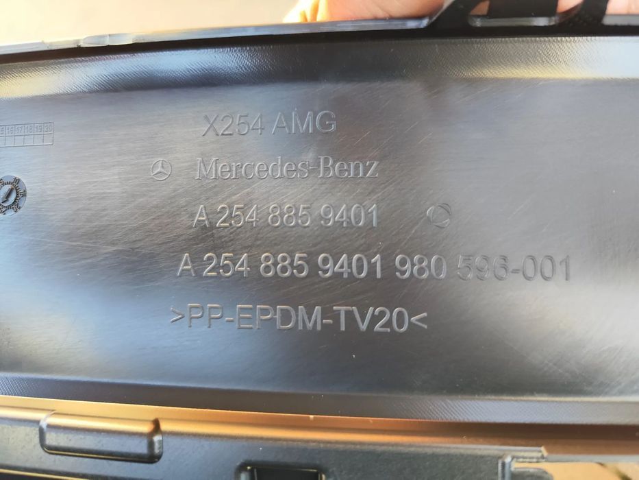 MERCEDES GLC W254 AMG DIFUSOR PARA CHOQUES TRAS - DF014