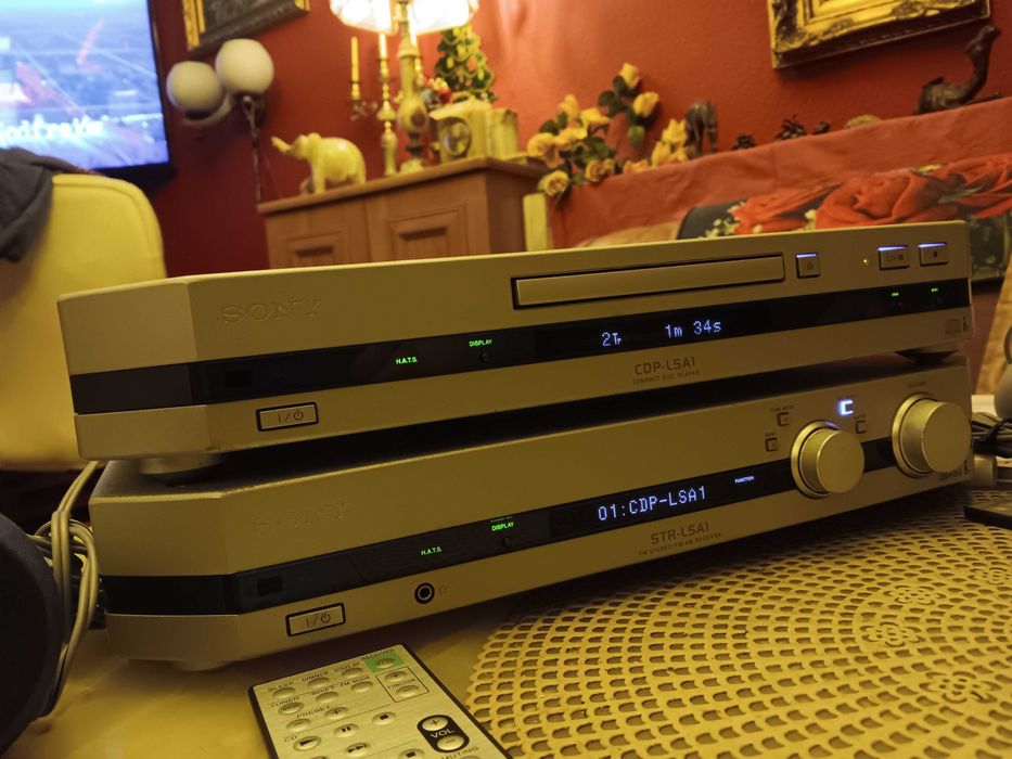 Sony str-lsa1 + cdp-lsa1 plus piloty oryg
