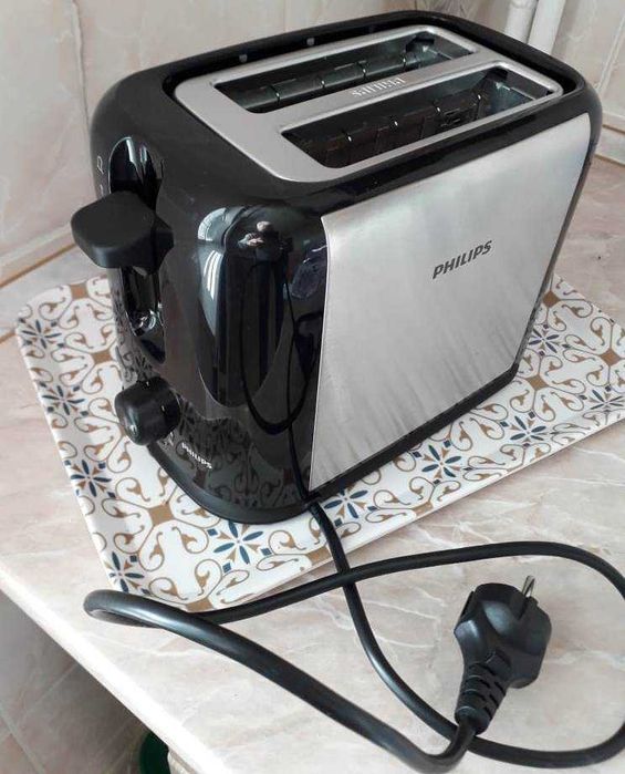ЗНИЖКА! Тостер PHILIPS HD2586. Стан 10/10, Нержавійка,7 видів обсмажки