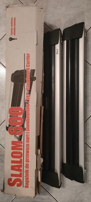 Bagażnik do przewozu nart i snowboardów SLALOM 600 z zamkami