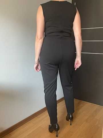 Reserved Zara czarny kombinezon wieczorowy L XL
